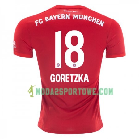 Koszulka Bayern Monachium Leon Goretzka 18 Domowe Stroje Piłkarskie 2019/20 Krótki Rękaw